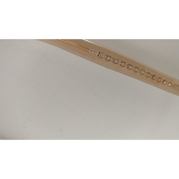 AUTHENTIC COACH HC6072 T 5328 BROWN GLITTER/CRYSTAL EYEGLASSES 52-17-135 - Picture 6 of 6